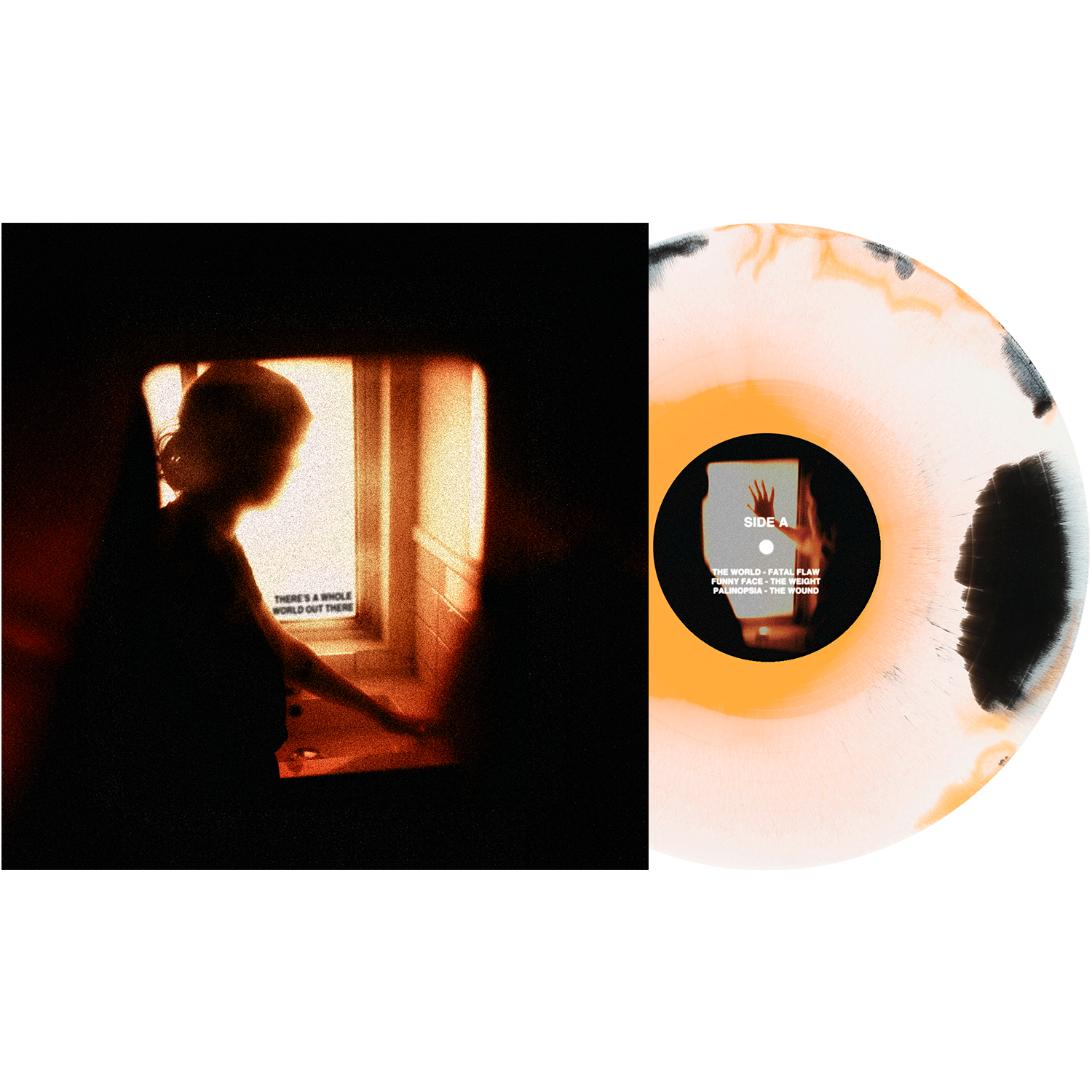 There's A Whole World Out There - Black, White & Orange There's A Whole World Out There - Black, White & Orange