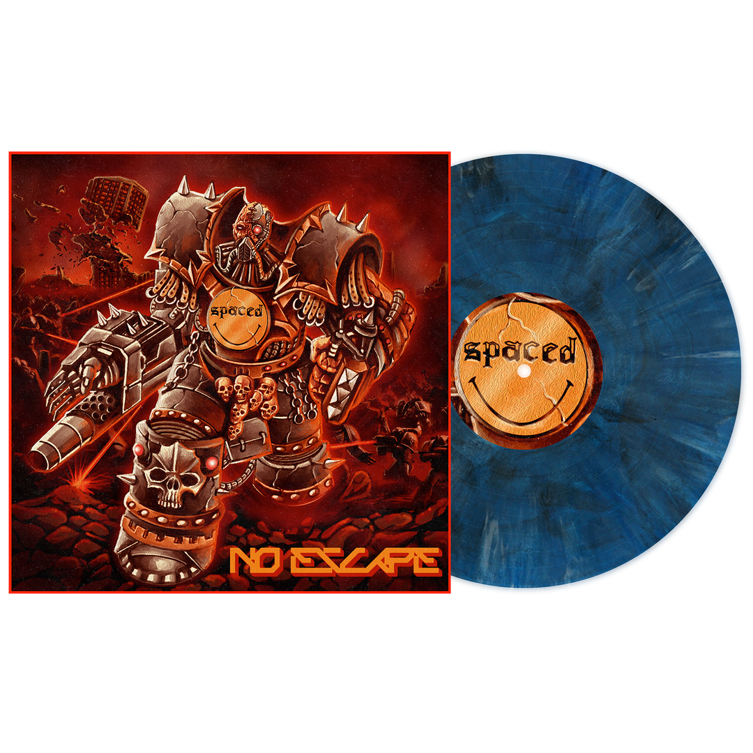 No Escape - Royal Blue, Silver & Black Marble LP