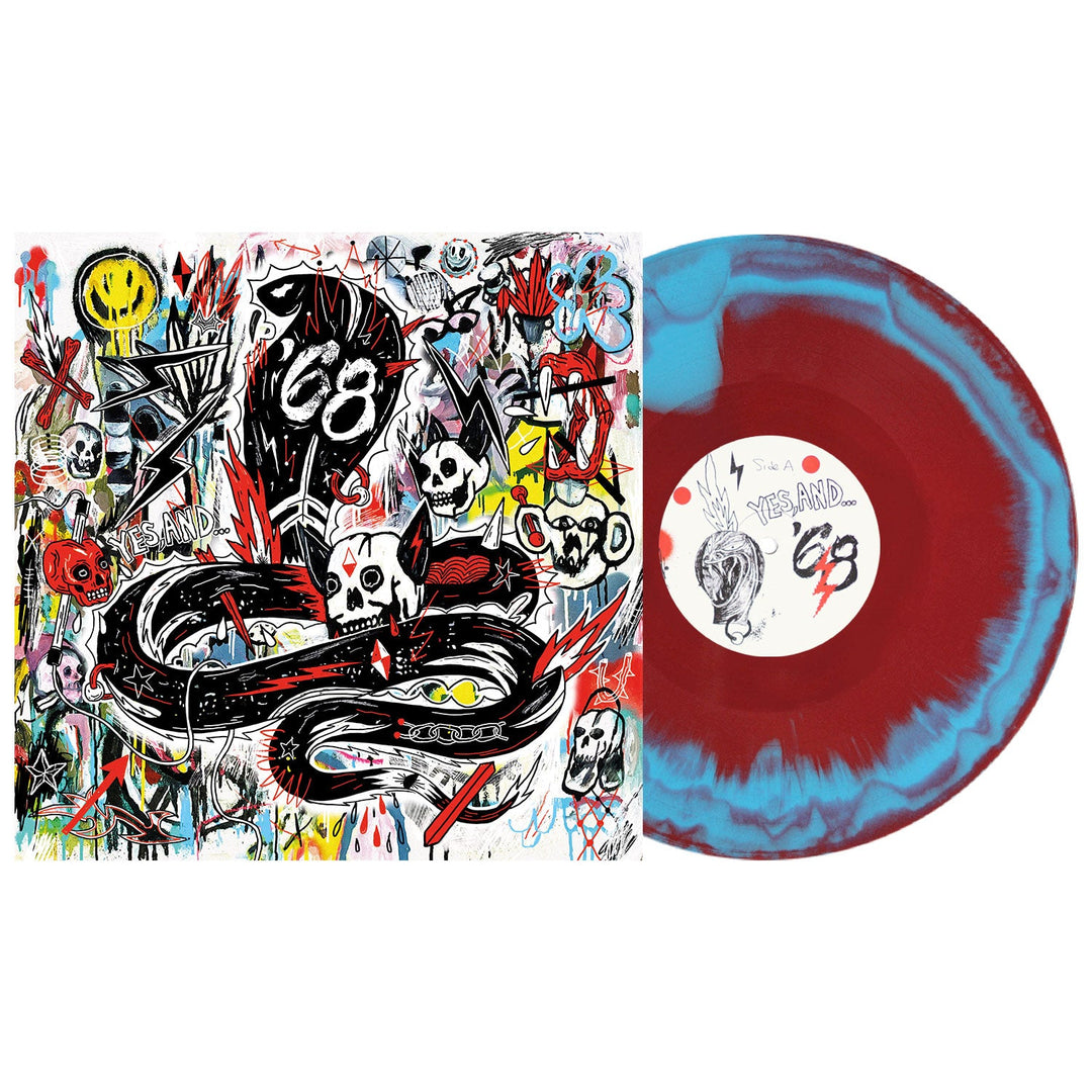 Yes and... - Oxblood & Cyan Blue Aside/bside LP