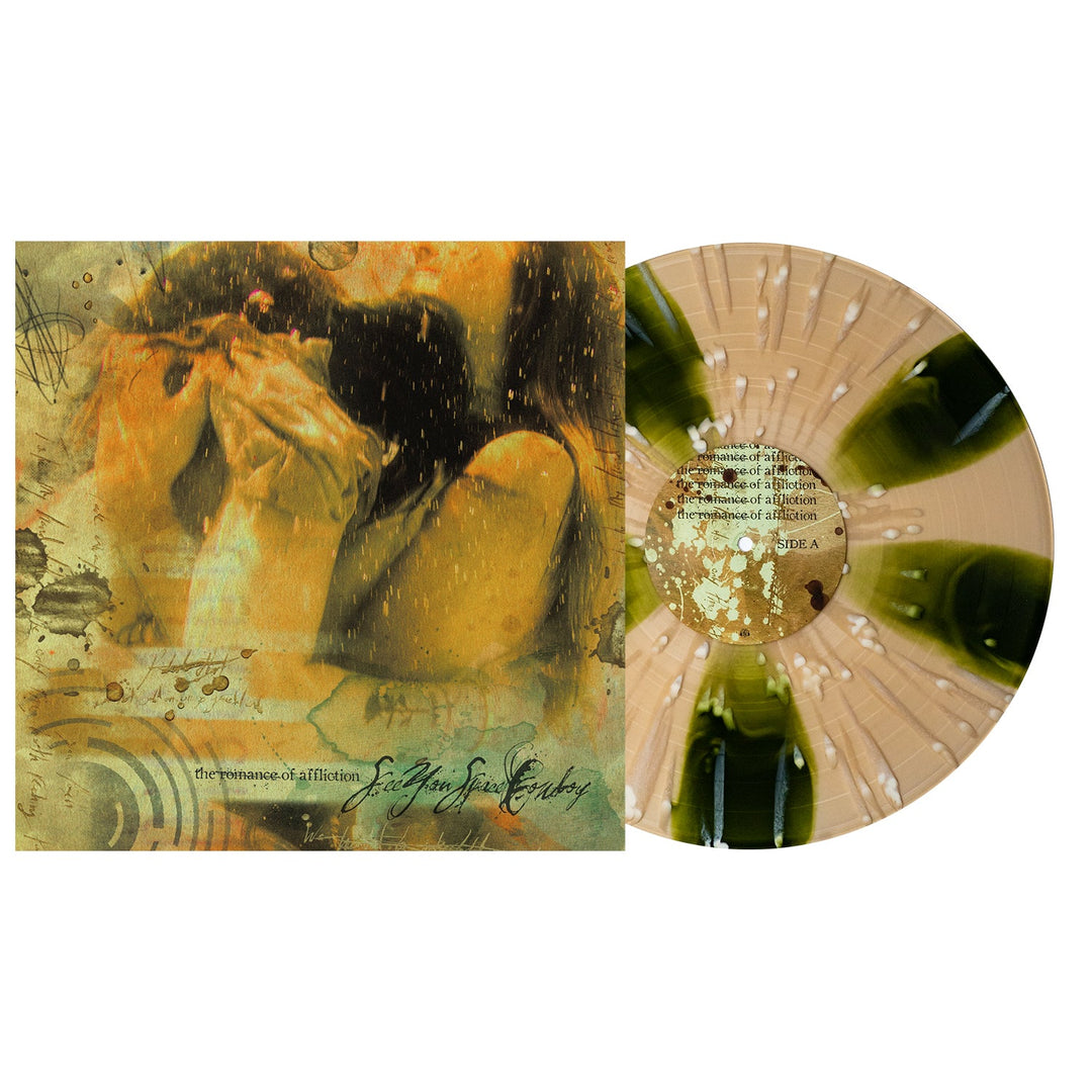 The Romance of Affliction - Swamp Green & Beer Pinwheel W/ Heavy Bone Splatter LP - Vinyl