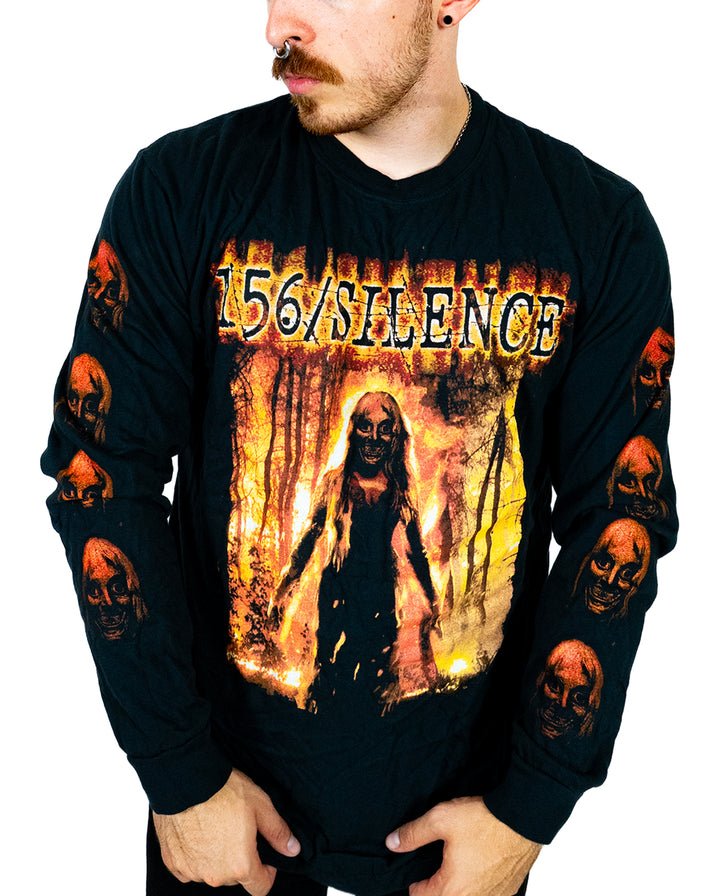 Control Burns Longsleeve Black T-Shirt