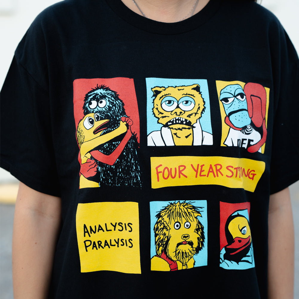 analysis paralysis Character Black - Tee - Tee