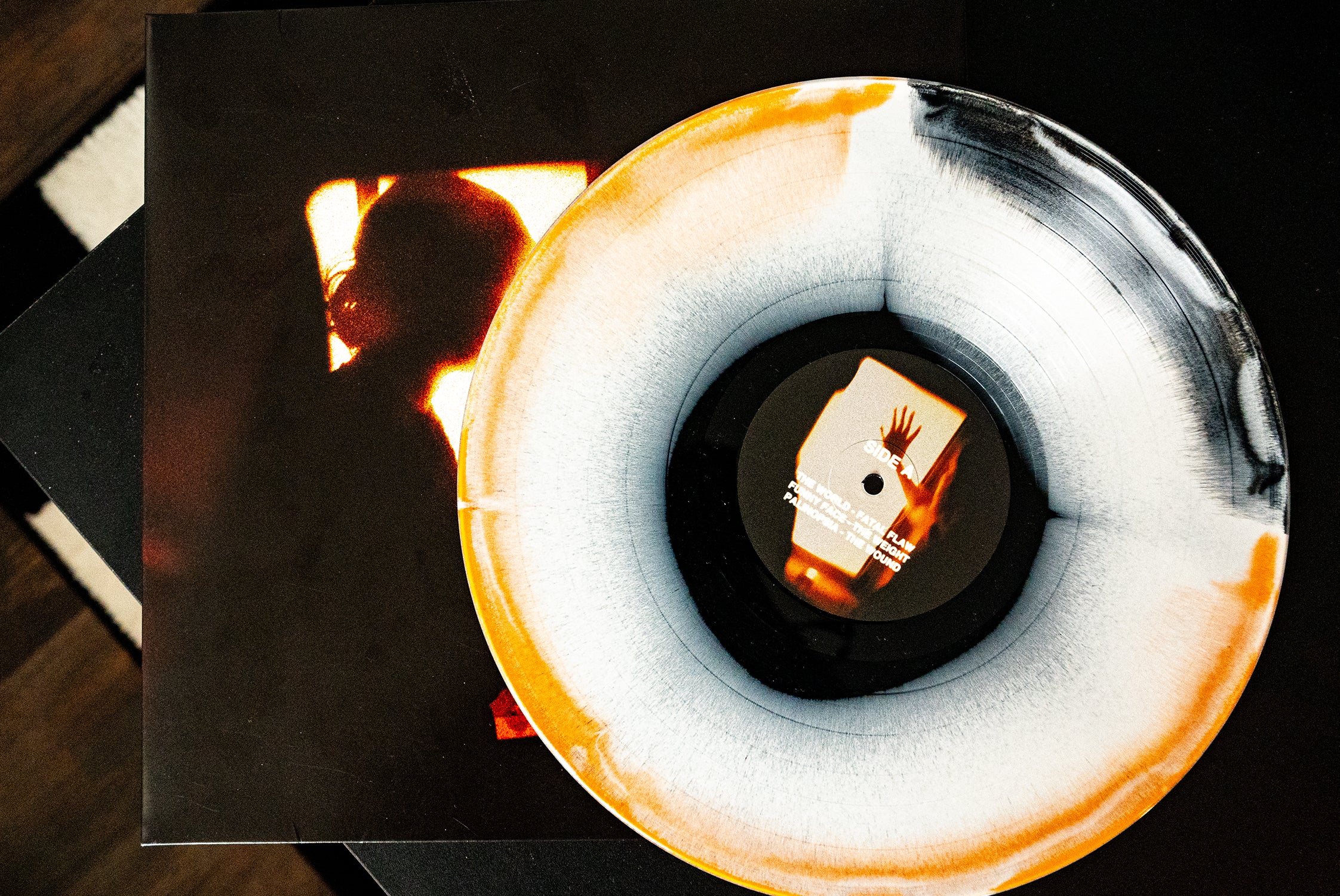 There's A Whole World Out There - Black, White & Orange