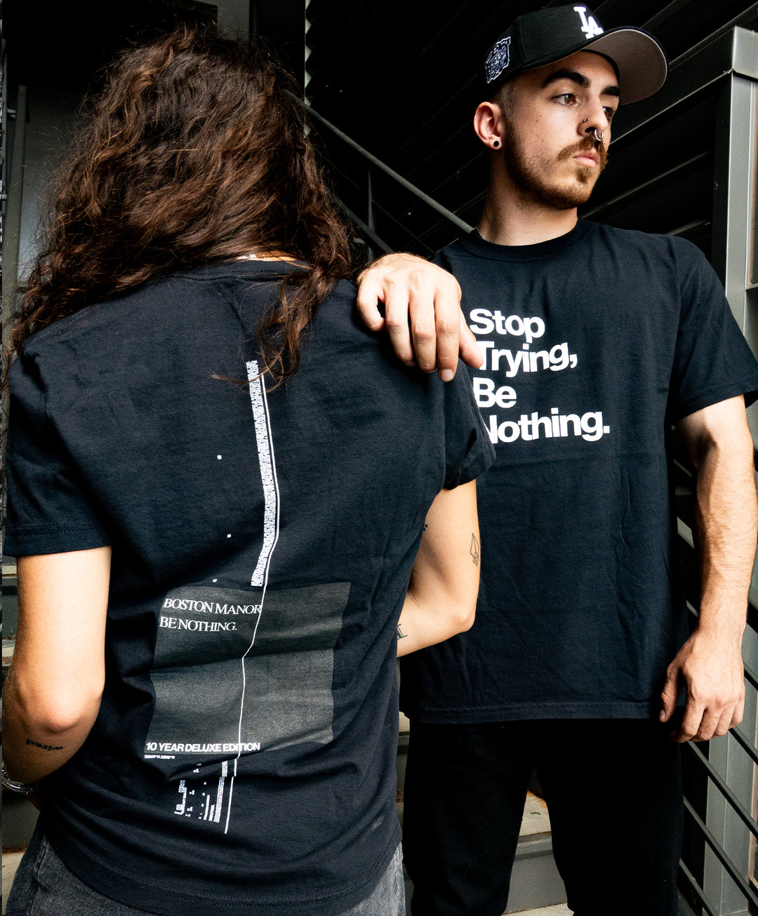 Be Nothing Album Art Black T-Shirt