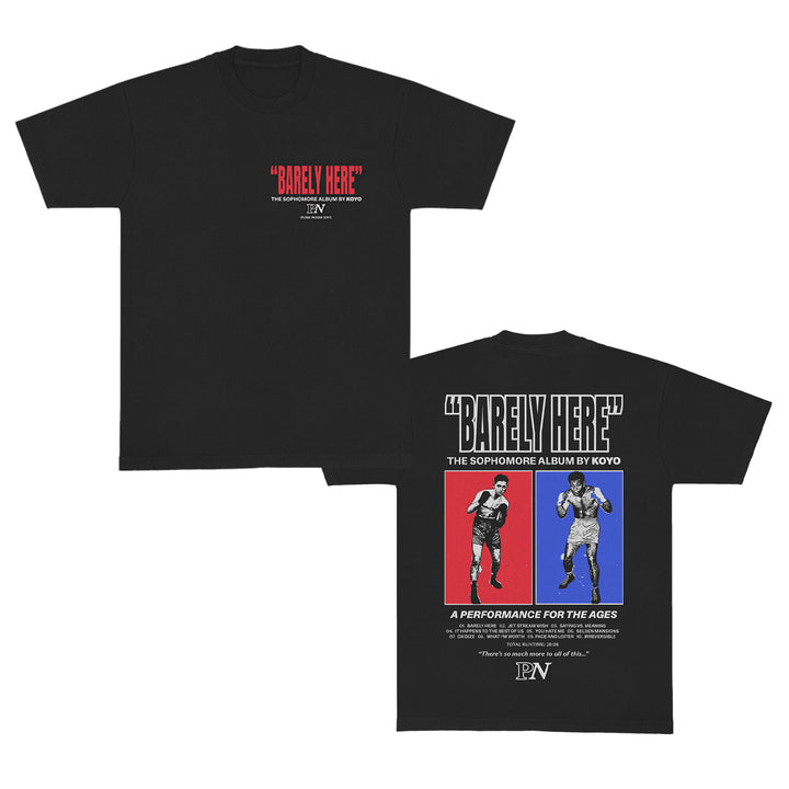 Barely Here Boxer Black T-Shirt