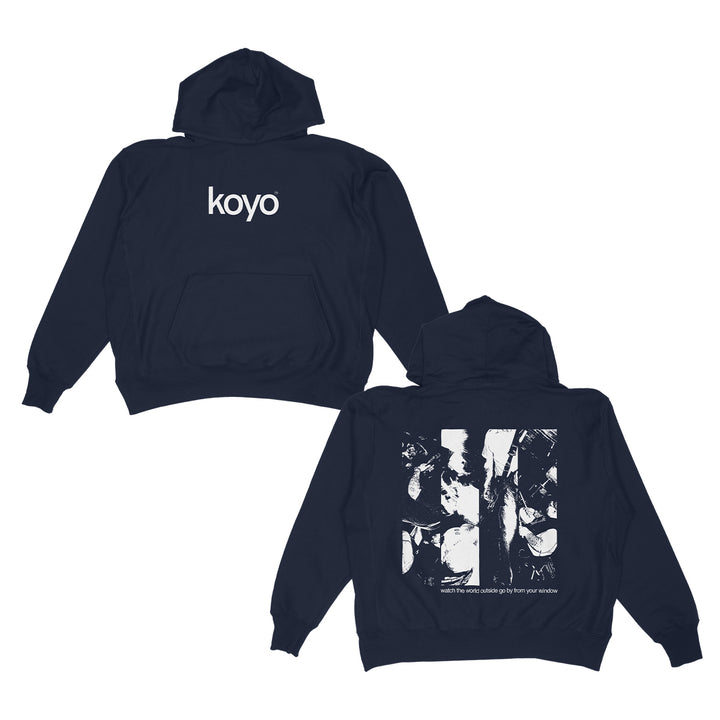 Barely Here Navy Hoodie