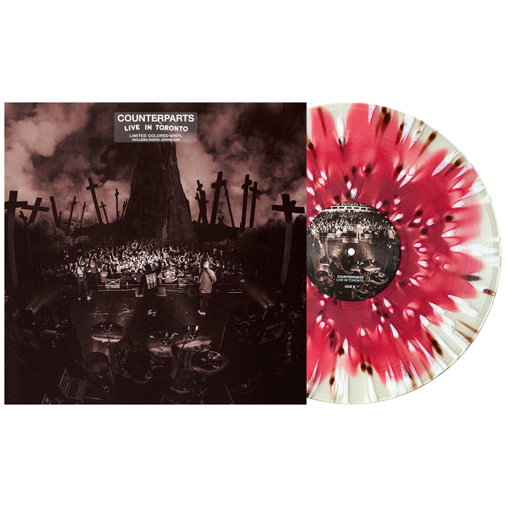 Live In Toronto - Oxblood in Milky Clear with Heavy Brown & White Splatter LP