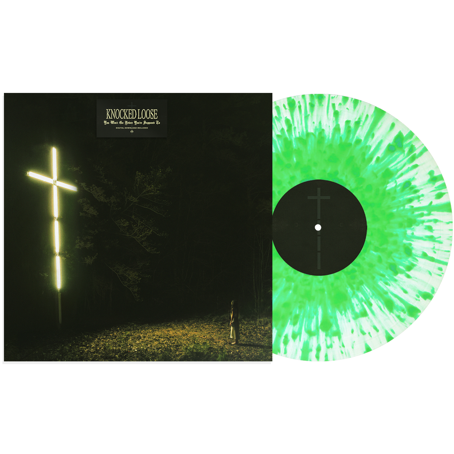 You Won't Go Before You're Supposed To - Clear w/ Mint Splatter LP 