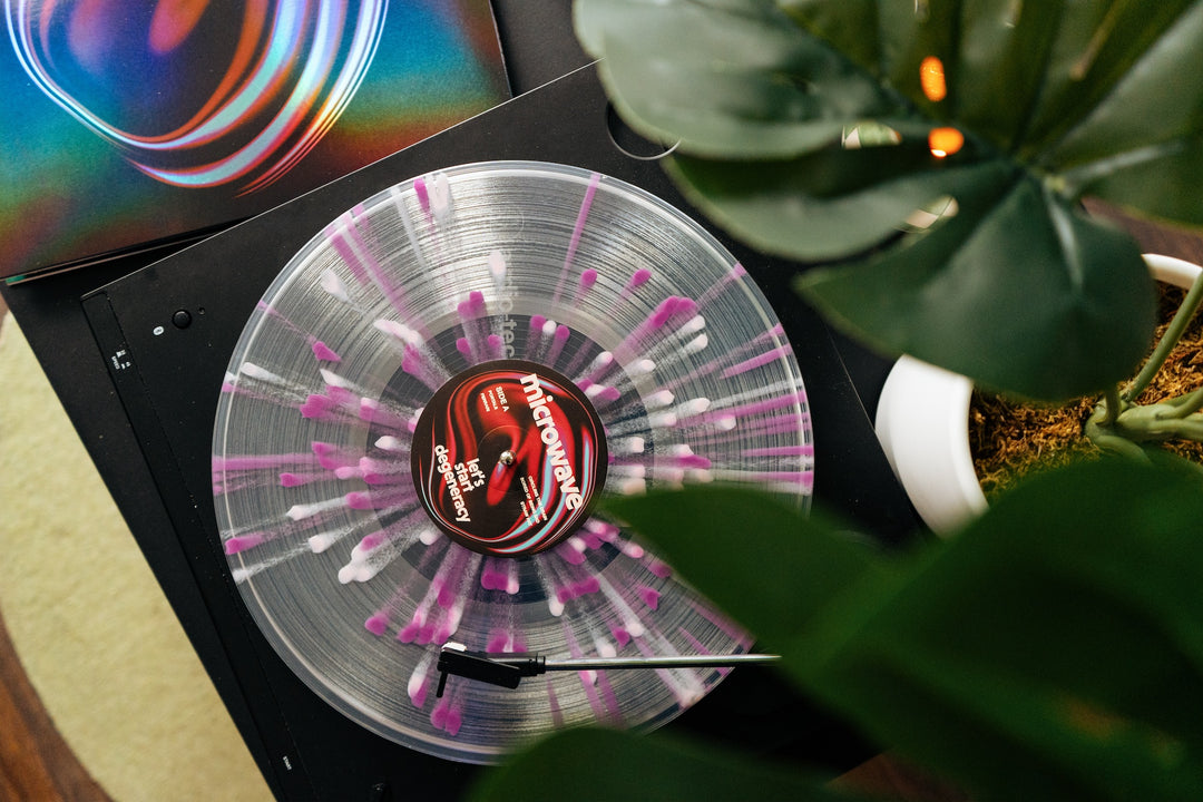 Let’s Start Degeneracy - Clear with Baby Pink & Purple Splatter LP - Vinyl