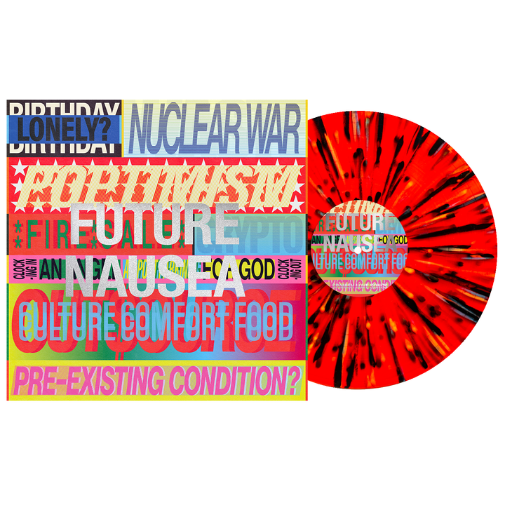 Future Nausea - Blood Red w/ Rainbow Splatter LP