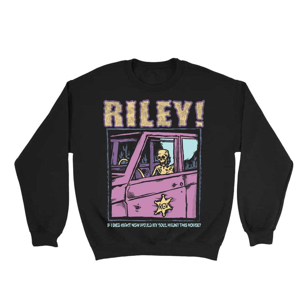 Skeleton Black Crewneck