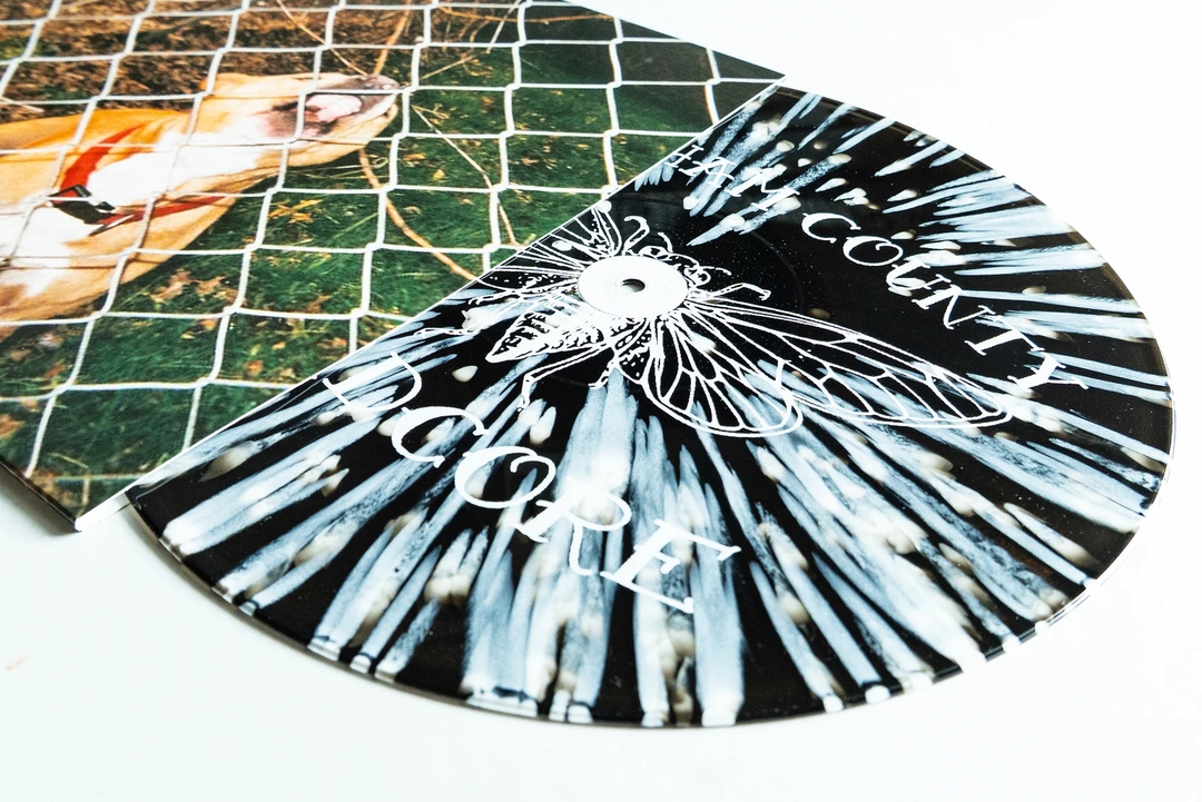 Pop Culture - Black Ice w/ White Splatter LP