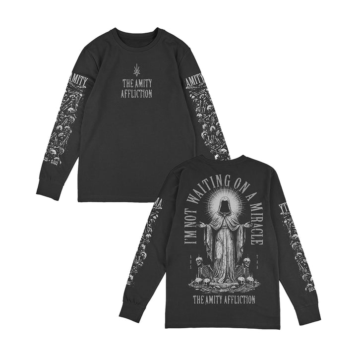 I'm Not Waiting On A Miracle Black Long Sleeve