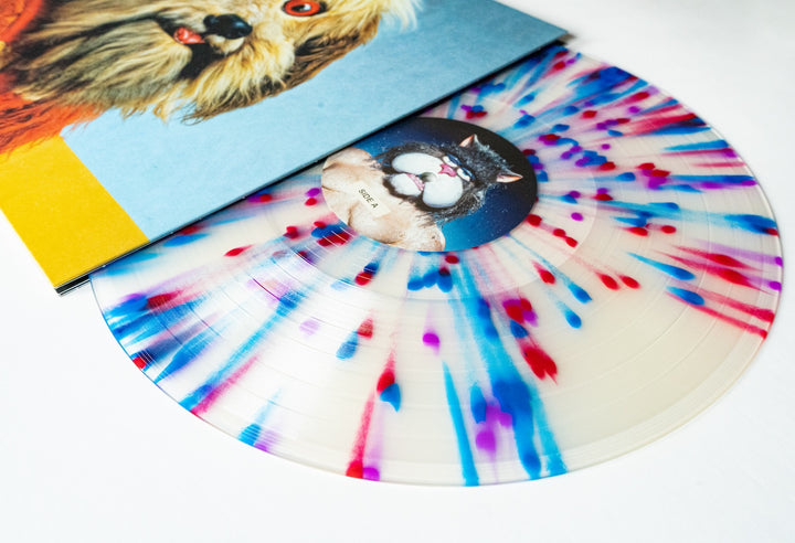 analysis paralysis - Milky Clear w/ Blue Red & Purple Splatter LP - Vinyl