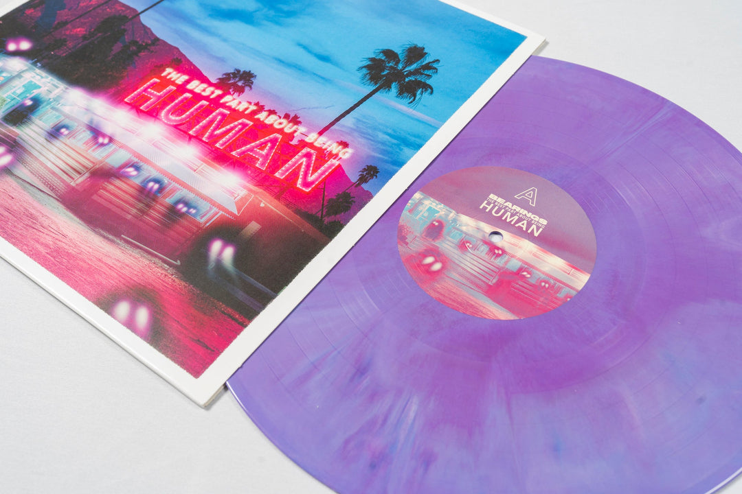 The Best Part About Being Human - Purple White & Blue Galaxy LP - Vinyl