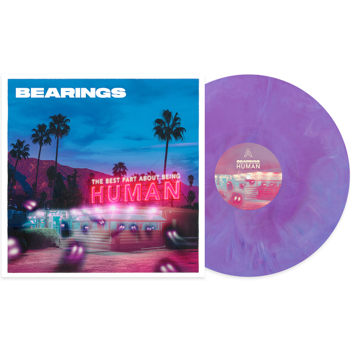 The Best Part About Being Human - Purple White & Blue Galaxy LP - Vinyl