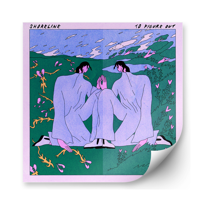 To Figure Out - Violet In Clear w/ Baby Pink & Evergreen Splatter LP - Vinyl